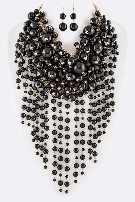Heavenly Pearl Necklace Set