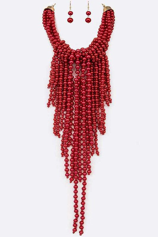 Cassidy Pearls Necklace Set
