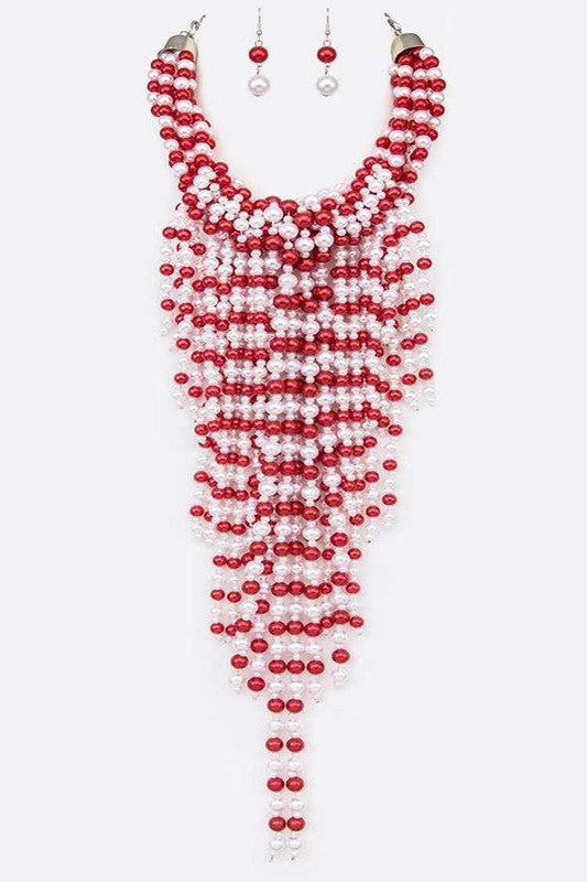 Cassidy Pearls Necklace Set