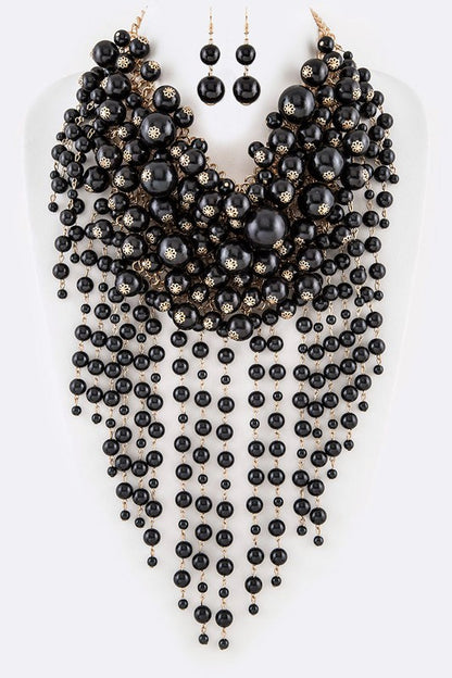 Heavenly Pearl Necklace Set