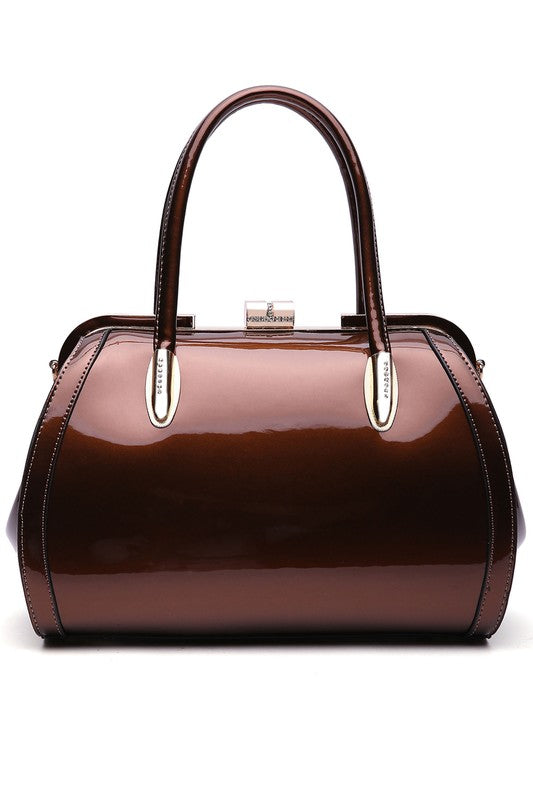Marlina Patent Handbag