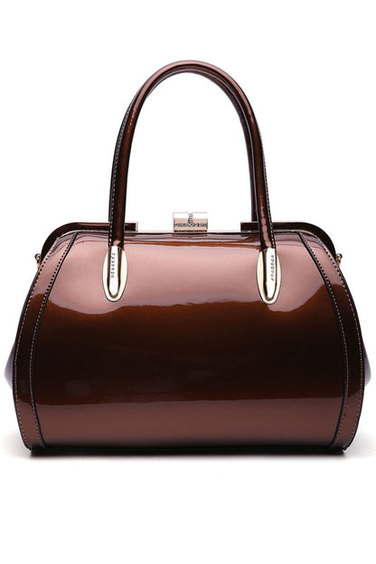 Marlina Patent Handbag