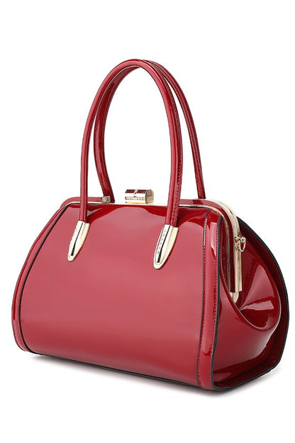 Marlina Patent Handbag