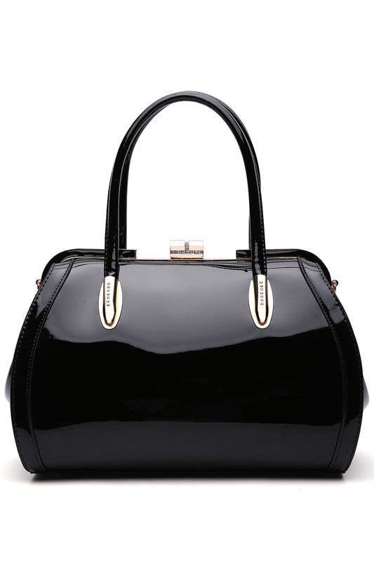 Marlina Patent Handbag