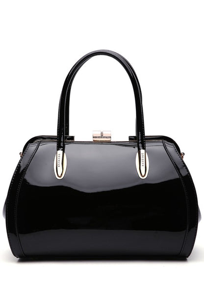 Marlina Patent Handbag