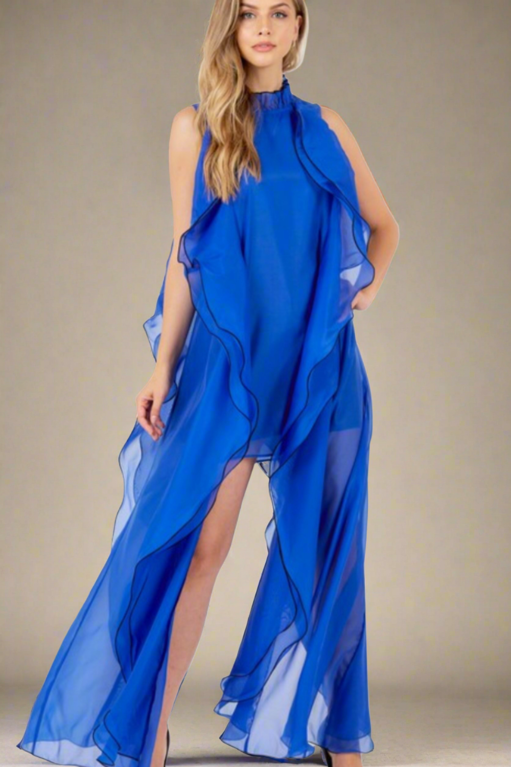 Angelica Midi Ruffle Dress