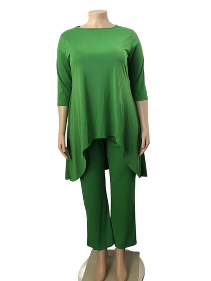 Victoria Hi-lo Two Piece  Pants Sets