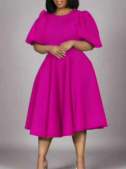 Princess Fit and Flare Midi Dress
