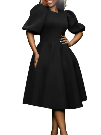Princess Fit and Flare Midi Dress