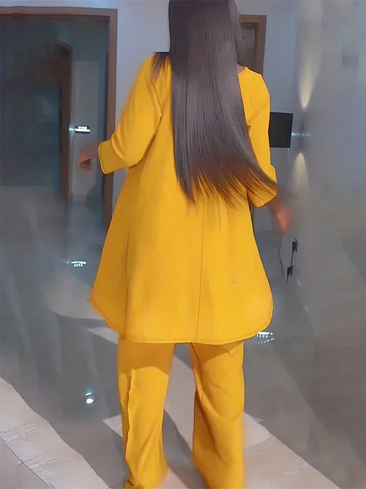 Victoria Hi-lo Two Piece  Pants Sets